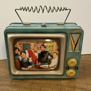Nostalgic reproduction Lunch box 1999 Happy Days Vintage TV Metal tin cl